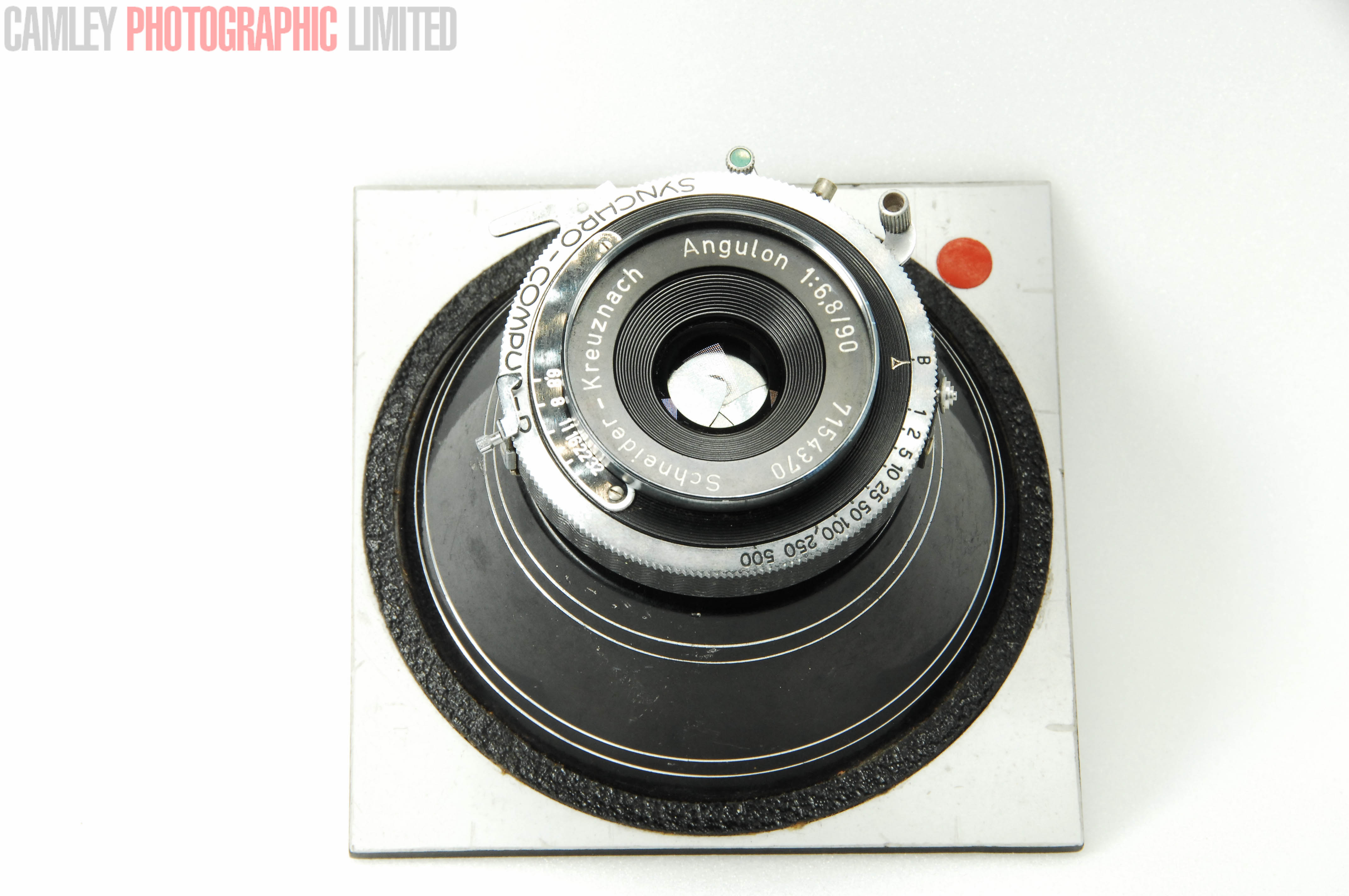 Schneider ANGULON 6.8 12cm wide angle large format 4x5 5x7 recessed Schneider ANGULON 6.8 12cm wide angle large format 4x5 5x7 recessed