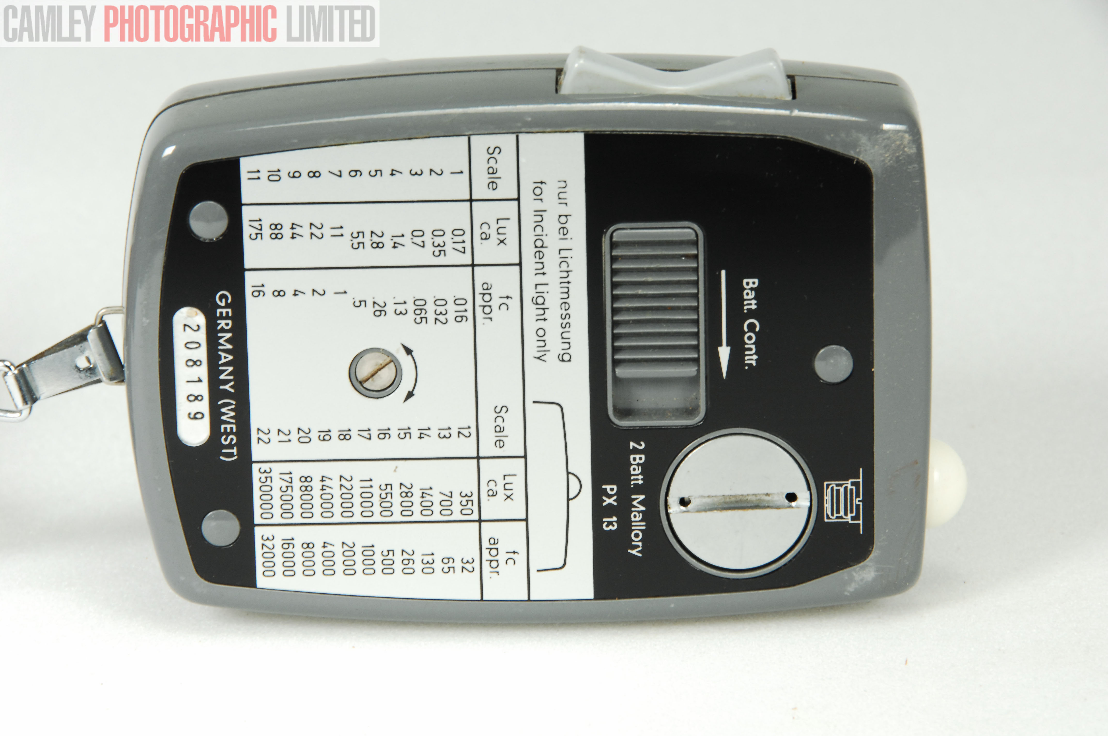 Gossen Lunasix 3 Cds Incident Reflected Light Meter. Graded BGN [9330
