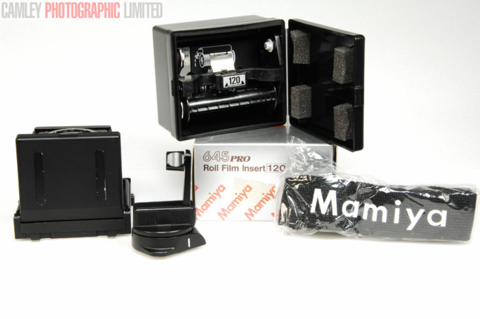 Mamiya 645 SV Pro Outfit 80mm 2.8 Lens Body Back Viewfinders. Graded: LN [#9526] - Image 12