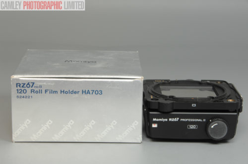Mamiya RZ67 120 Roll Film Holder HA703 (524221). Graded: LN- [#10430]
