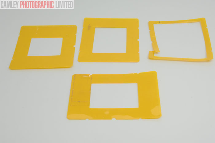 Sinar Masks Set of Four Transparent Yellow (534.16). Graded: AS-IS [#10360] - Image 2
