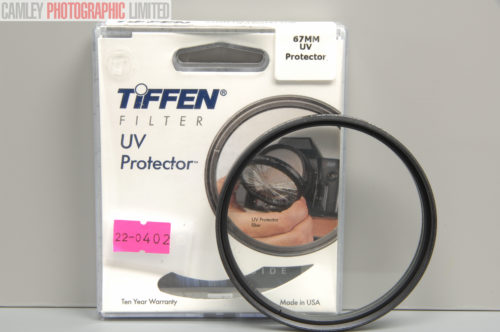 Tiffen 67mm UV Protector Filter w/ Original Case. Graded: EXC+ [#10402]