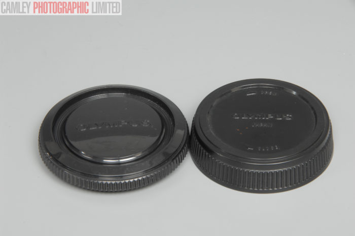 Olympus OM Camera Caps. Pair of Rear Lens & Body Cap. Graded: EXC [#10494] - Image 3