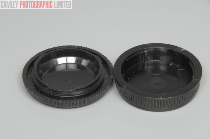 Olympus OM Camera Caps. Pair of Rear Lens & Body Cap. Graded: EXC [#10494] - Image 4