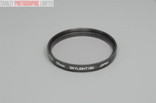 Hoya 55mm Skylight (1B) Filter and Original Case. Graded: EXC+ [#10479]