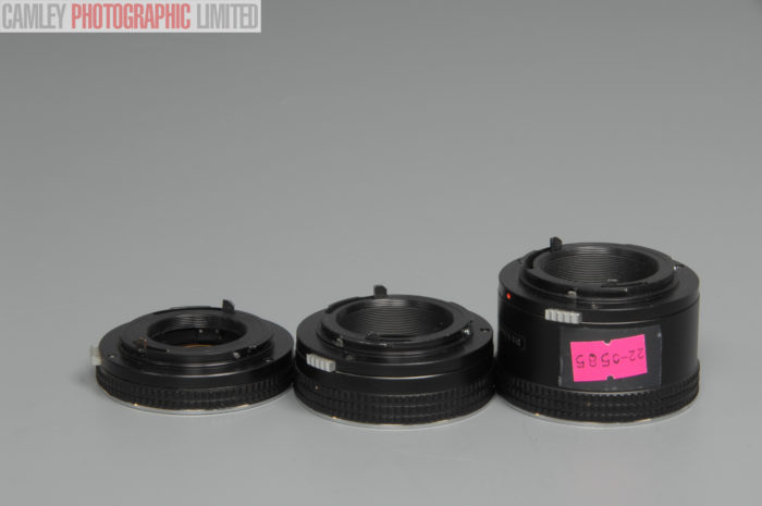 Panagor Extension Tubes for Olympus OM 12mm 20mm 36mm. Graded: EXC [#10585] - Image 2