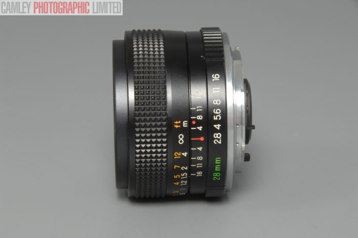 Yashica ML Yashica/Contax Mount Wide Angle Lens f2.8 28mm. Graded: EXC+ [#10557] - Image 5
