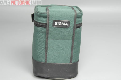 Sigma Green Soft Lens Pouch with Zip. Graded: EXC [#10582]