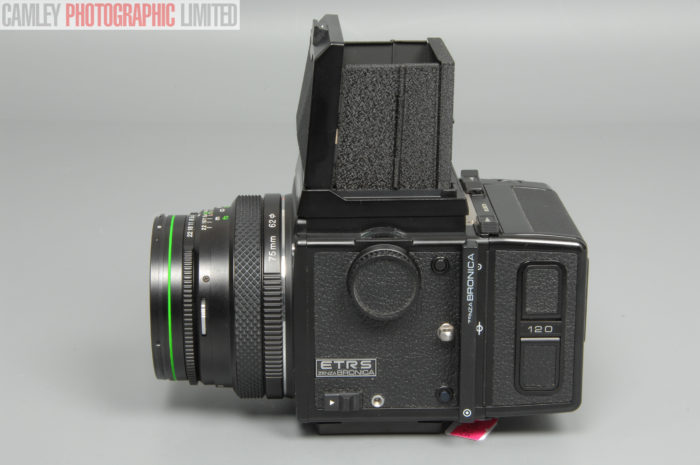 Bronica ETRS Medium Format Camera w/ 75 mm f2.8 Lens. Graded: EXC+ [#10525] - Image 5