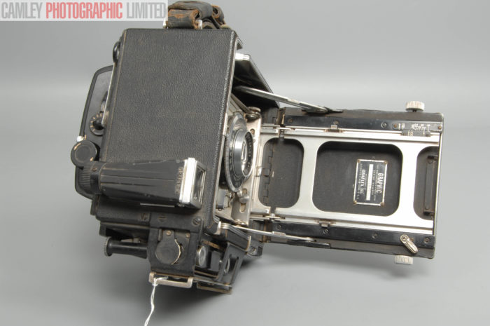 Graflex 4x5 Speed Graphic Camera & 135 mm Optar f4.7 Lens. Graded: EXC- [#10521] - Image 2