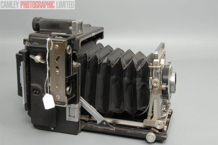 Graflex 4x5 Speed Graphic Camera & 135 mm Optar f4.7 Lens. Graded: EXC- [#10521] - Image 3