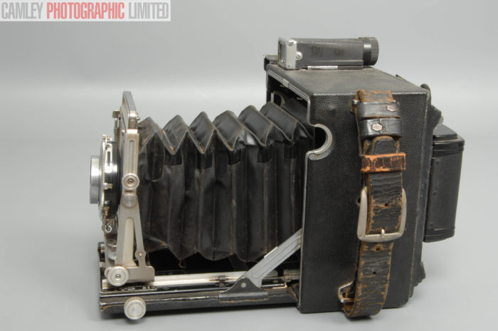 Graflex 4x5 Speed Graphic Camera & 135 mm Optar f4.7 Lens. Graded: EXC- [#10521] - Image 4