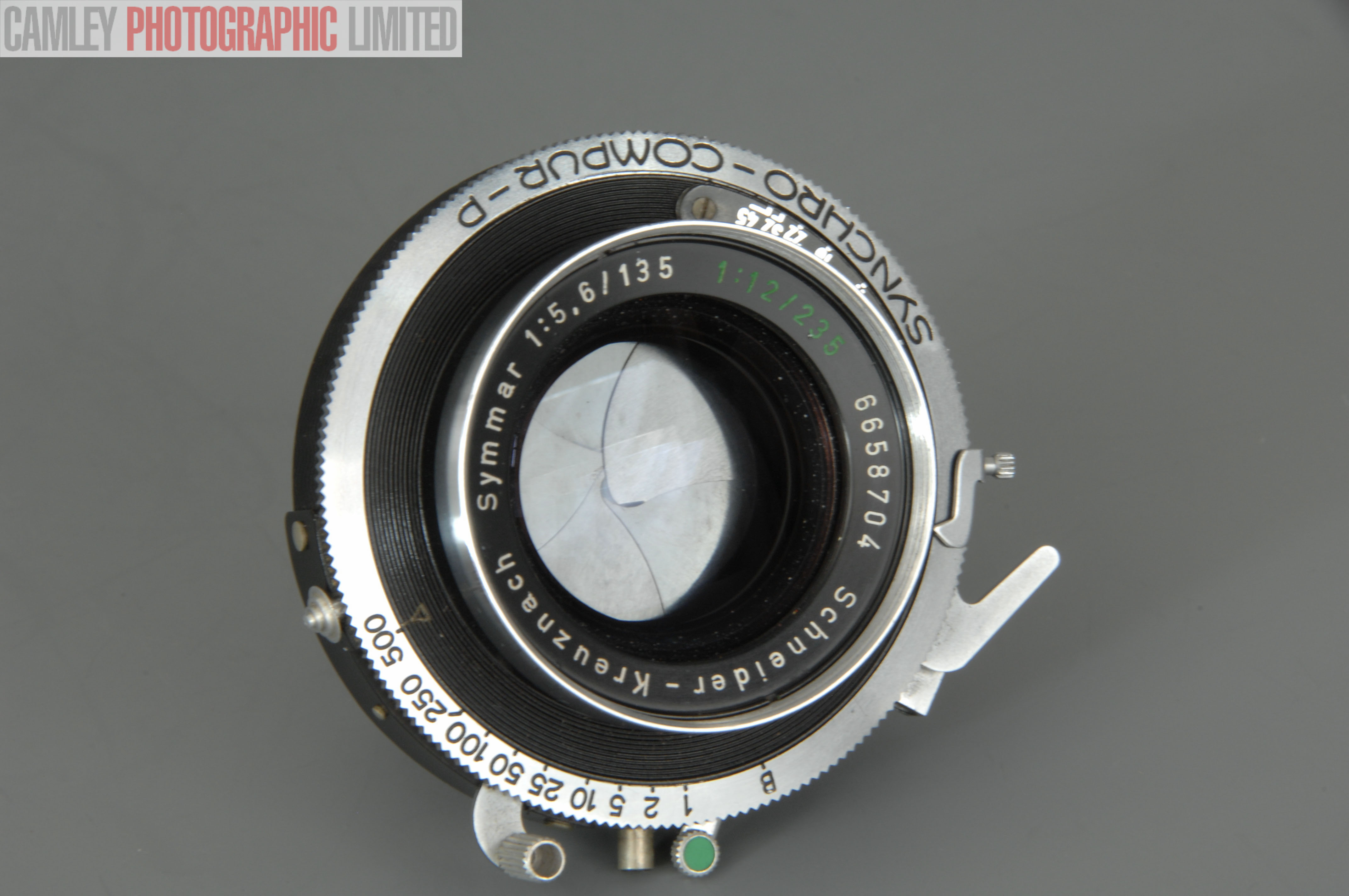 Schneider Kreuznach Symmar 135mm f5.6 Large Format Lens. Graded: EXC+  [#10182]