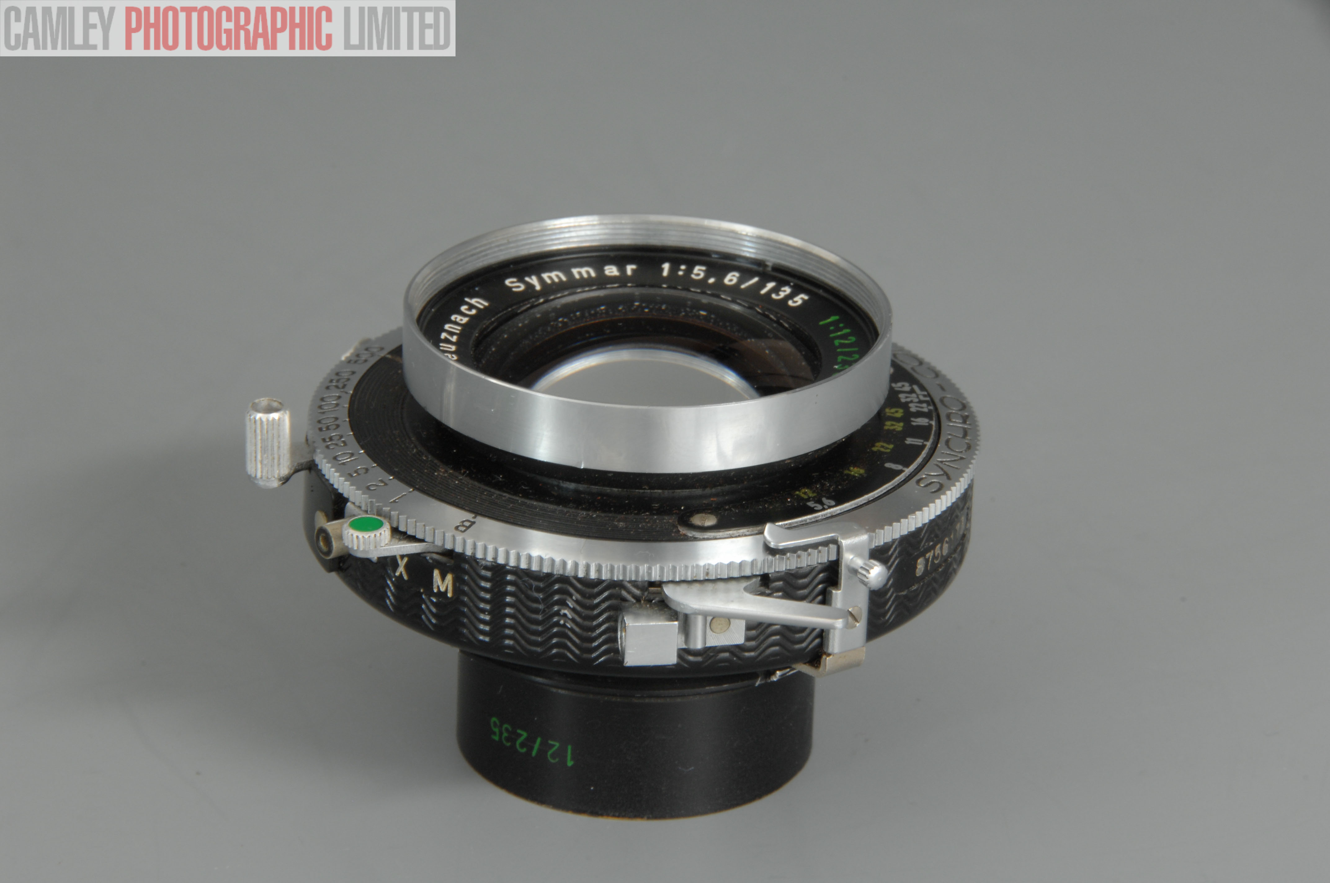Schneider Kreuznach Symmar 135mm f5.6 Large Format Lens. Graded