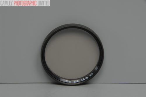 B+W 52E 52mm KR1.5 1.1x Skylight Filter. In plastic case. Graded: EXC+ [#10490]