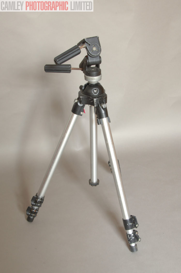 Manfrotto 455 Tripod w/ 141 3 Way Head (455). Graded: EXC- [#10666] - Image 2