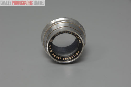 Wollensak 135mm f4.5 Enlarging Raptar Lens for 4x5. Graded: BGN [#10705]