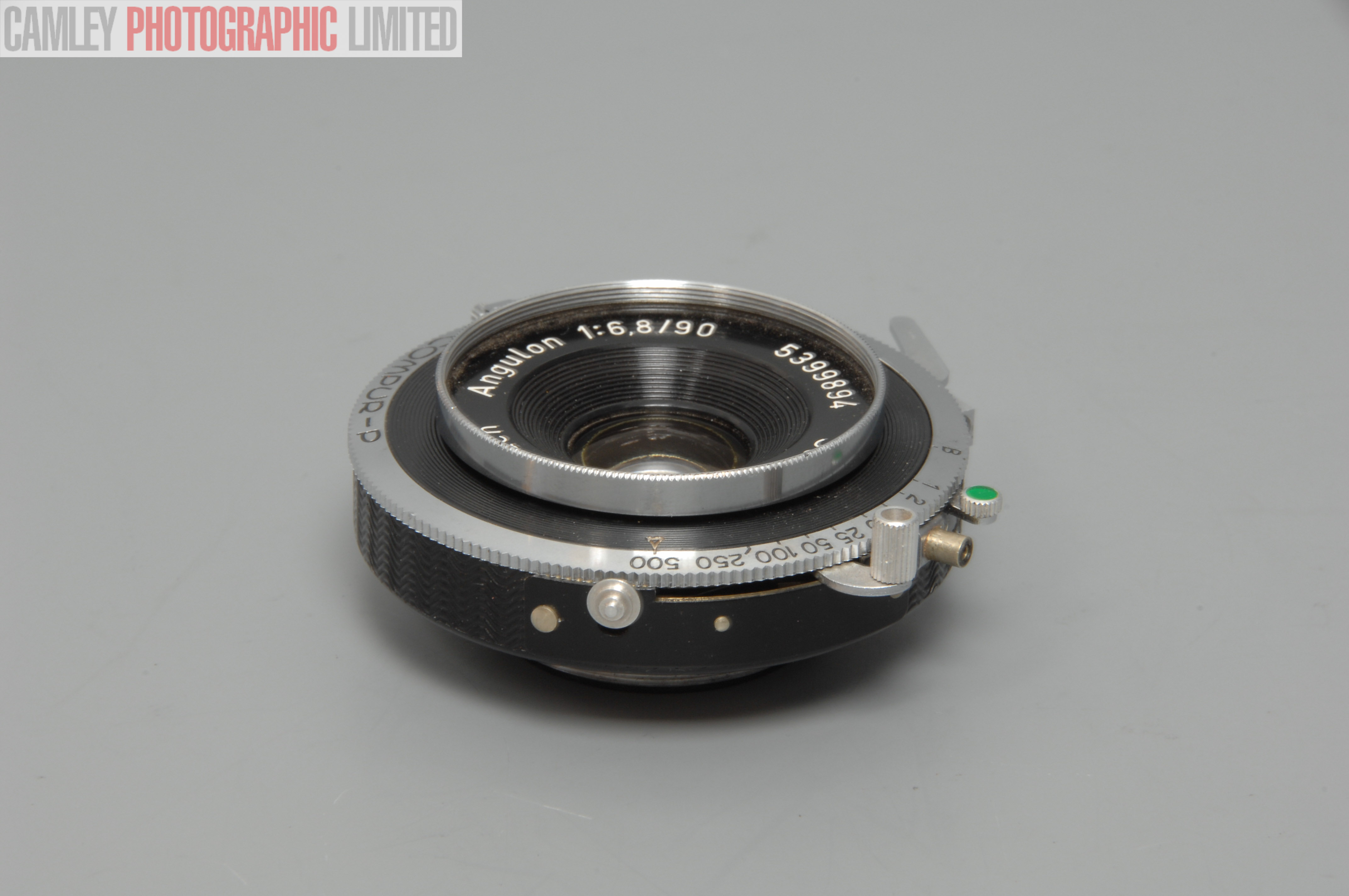 Schneider Angulon f6.8 90mm Large Format Lens – Boxed. Graded: EXC
