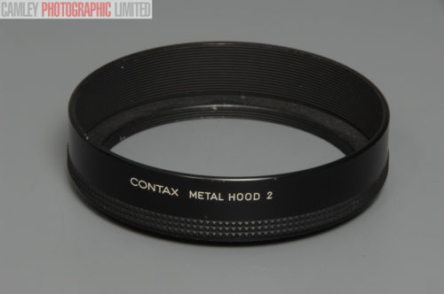 Contax Metal Screw Fit Lens Hood 2. 85mm thread. Graded: EXC+ [#10636]