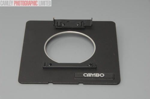 Cambo Lens Board. Takes Linhof Technika size lens boards. Graded: LN- [#10717]