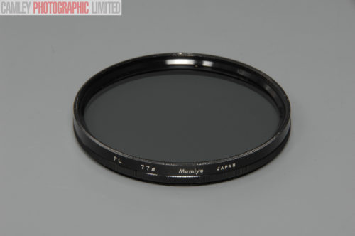Mamiya 77mm Polarizing PL Filter. Made in Japan. Graded: EXC+ [#10633]