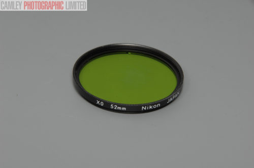 Nikon 52mm X0 Green Filter. Made in Japan. POOR. Graded: AS-IS [#10697]