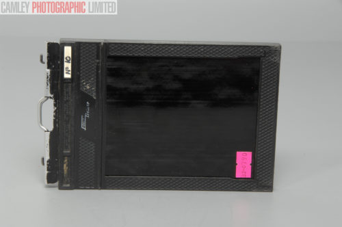 Fidelity Deluxe 4x5 Cut Film Holder Double Dark. Graded: EXC [#10790]