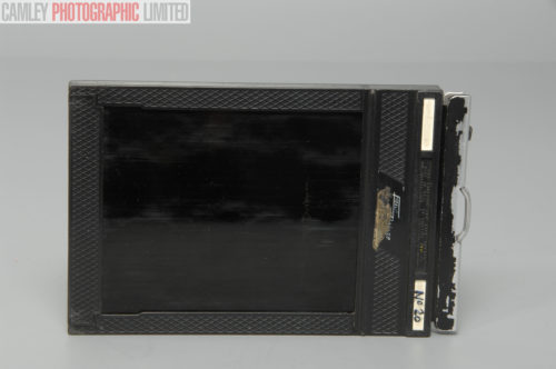 Fidelity Deluxe 4x5 Cut Film Holder Double Dark. Graded: EXC [#10792]