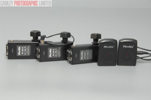 Various Phottix PT-04 II Remote Flash Triggers. Graded: EXC+ [#10780]