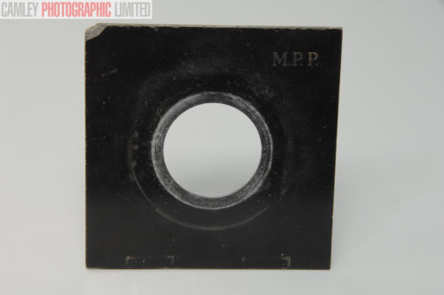 MPP Lens Board w/ Copal #1 36.3mm Diameter Hole. Graded: EXC- [#10799]