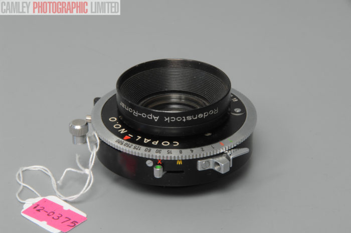 Rodenstock 150mm f9 Apo-Ronar Lens. Certified shutter. Graded: EXC+ [#10375] - Image 2