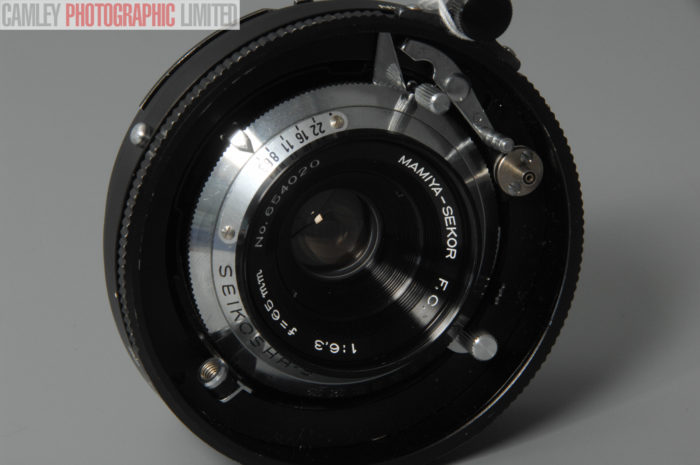 Mamiya Sekor Press f6.3 65mm Lens & Viewfinder. Graded: EXC [#10190] - Image 2