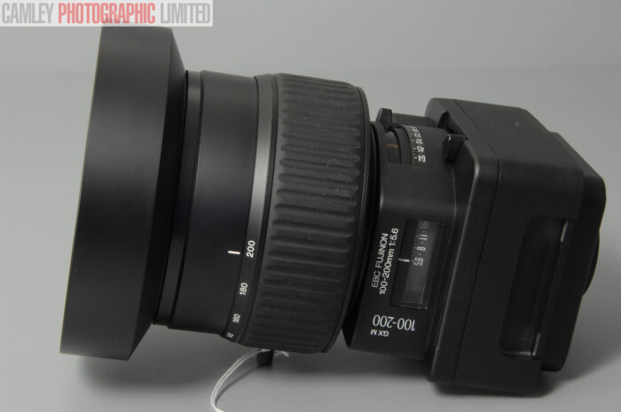 Fuji GX680 100-200mm Zoom Lens f5.6 w/ caps & case. Graded: EXC+ [#10890] - Image 6
