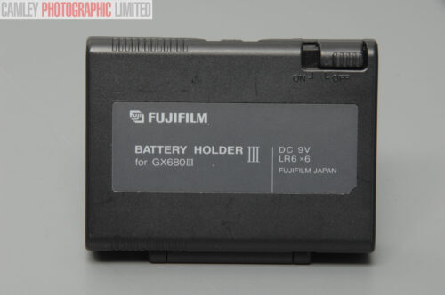 Fujifilm Battery Holder III for GX680III. Takes 6 AA. Graded: EXC+ [#10945]