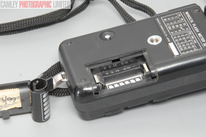 Minolta Flash Meter III w/ Case and Strap. Good condition. Graded: EXC [#10994] - Image 5