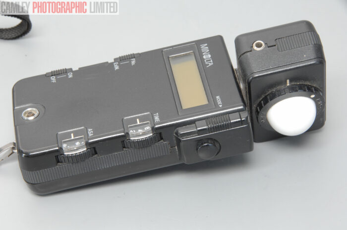 Minolta Flash Meter III w/ Case and Strap. Good condition. Graded: EXC [#10994] - Image 6