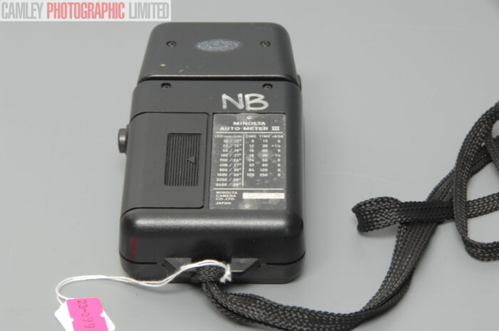 Minolta Auto Meter III Light Meter and Strap. Graded: EXC [#10996] - Image 7