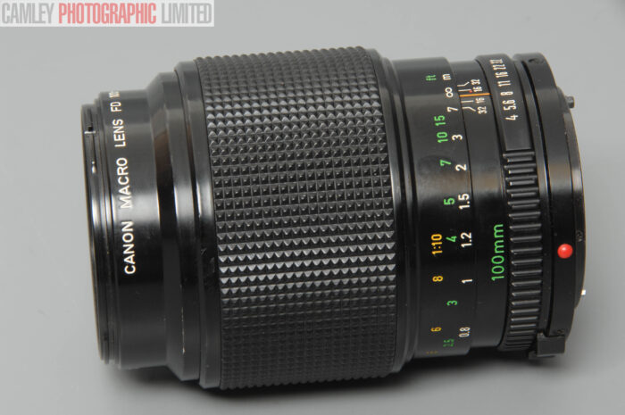 Canon FD Manual Focus 100mm f4 Macro Lens and caps. Graded: EXC+ [#11007] - Image 7