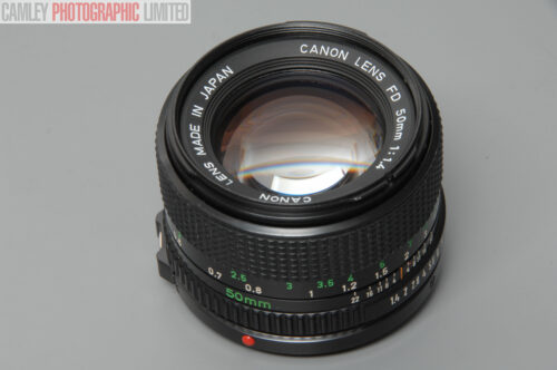 Fast Canon FD f1.4 50mm Standard Fixed 35mm Lens. Graded: EXC+ [#11012]