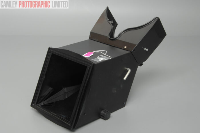Sinar 4x5 Binocular Reflex Magnifier & Hood w/Magnifiers. Graded: EXC [#11084] - Image 3