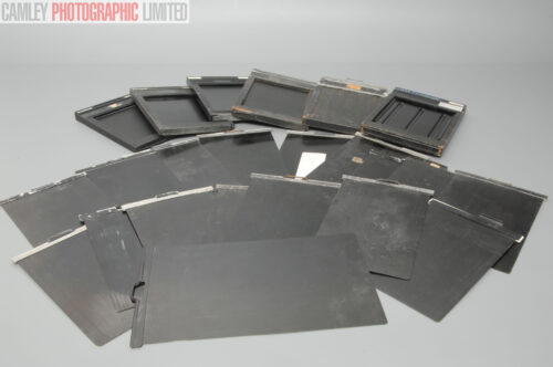Job Lot Mixed 4x5 Cut Film Holders & Slides. Spares only. Graded: AS-IS [#11081]