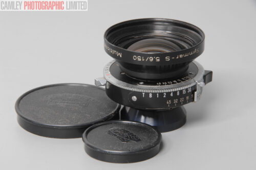 Schneider Symmar-S 150mm f5.6 Large Format Lens. Graded: EXC+ [#10953]