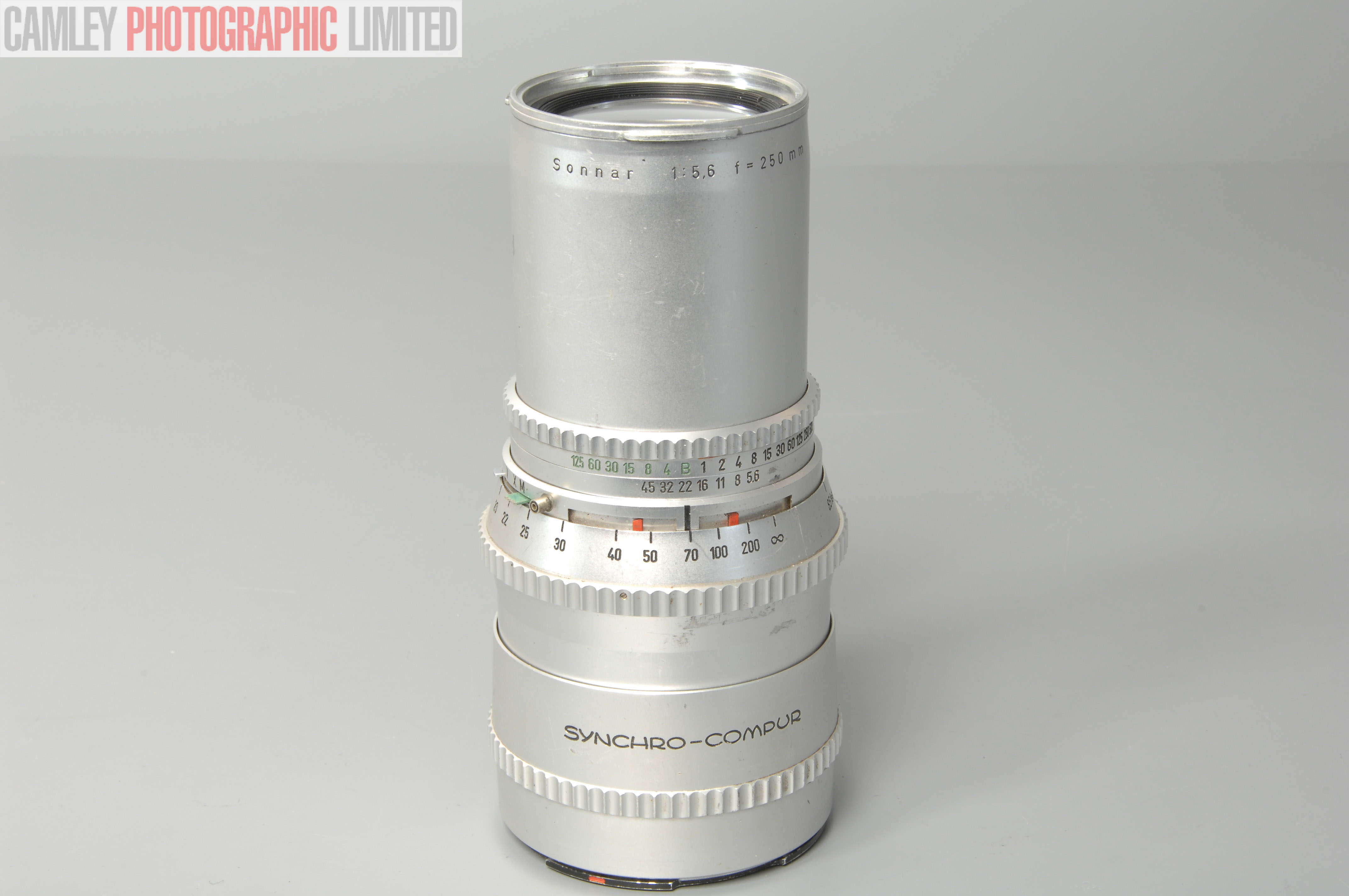 Hasselblad C f5.6 250mm Medium Format Lens Chrome (20079). Graded: EXC- [#10989]