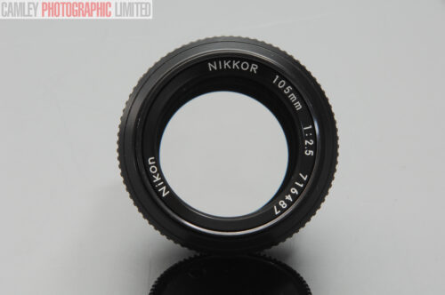 Nikon Pre-AI NAI 105mm f2.5 Lens. 7 blade aperture (BC0 04 413). Graded: EXC+ [#11133]