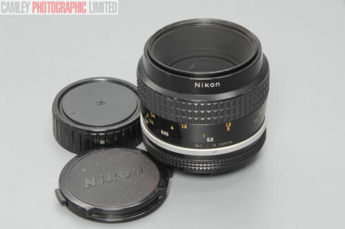 Nikon Micro-Nikkor 55mm f3.5 35mm AI Lens Macro (BC0 04 261). Graded: EXC- [#11137]