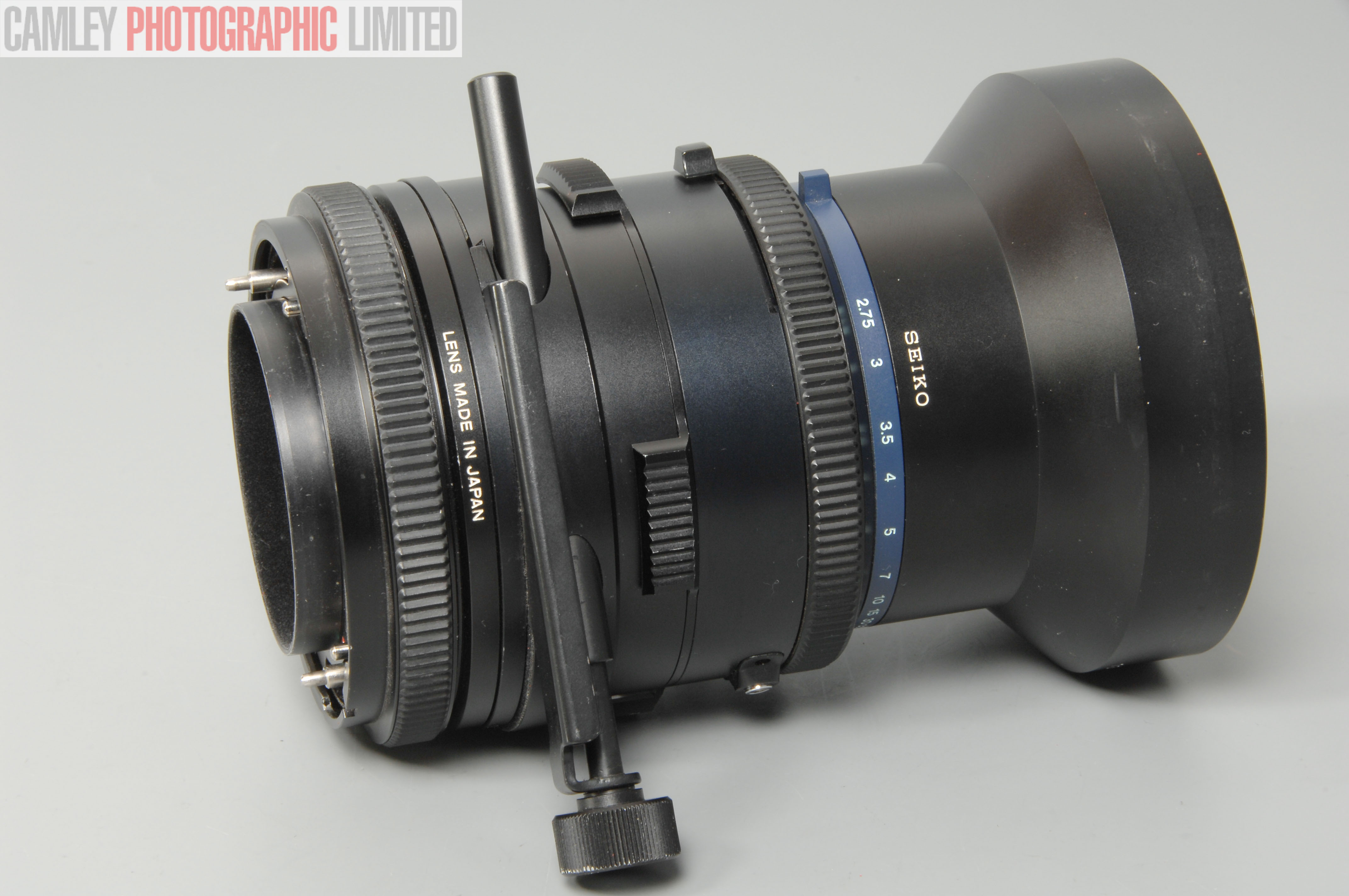 Mamiya Shift Z 75mm f4.5 W Medium Format Lens. Graded: EXC+