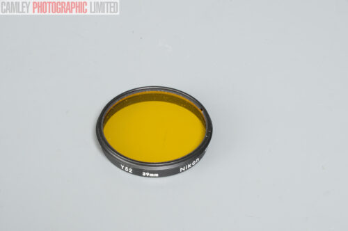 Nikon 39mm Y52 Dark Yellow Camera Lens Filter. Graded: EXC [#10648]