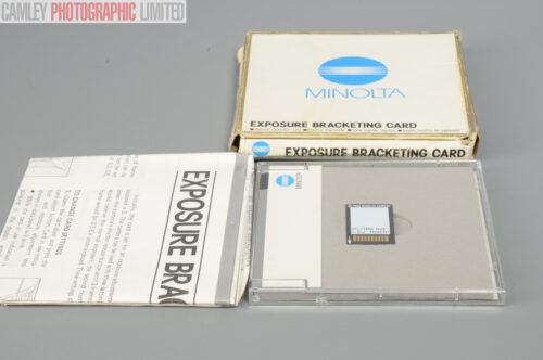 Minolta Exposure Bracketing Card for Dynax 7000i. Graded: LN- [#11195]