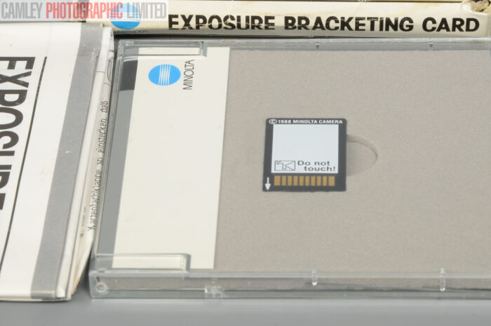 Minolta Exposure Bracketing Card for Dynax 7000i. Graded: LN- [#11195] - Image 2