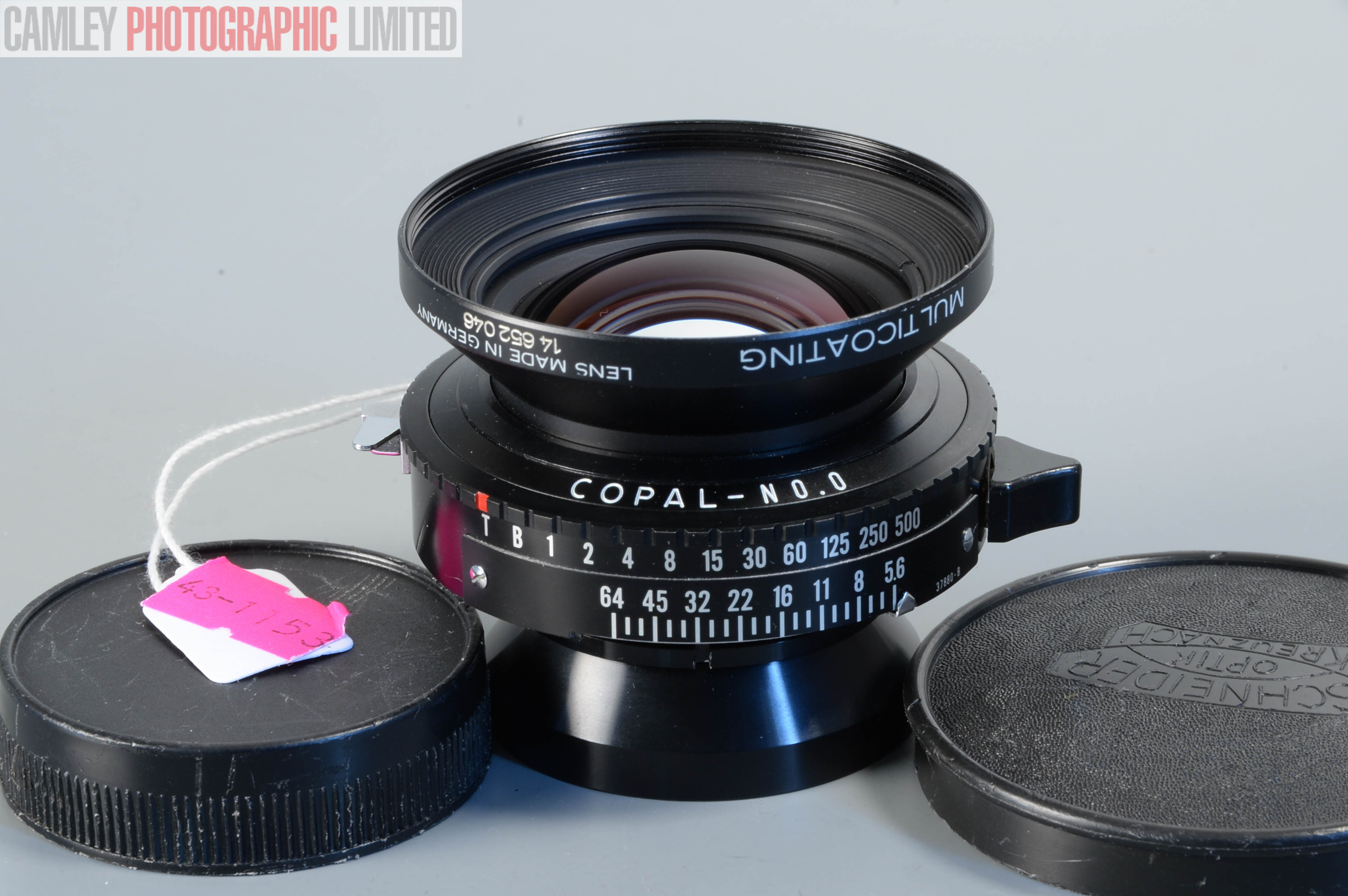 Schneider Apo-Symmar 150mm f5.6 Large Format Lens. Graded: EXC